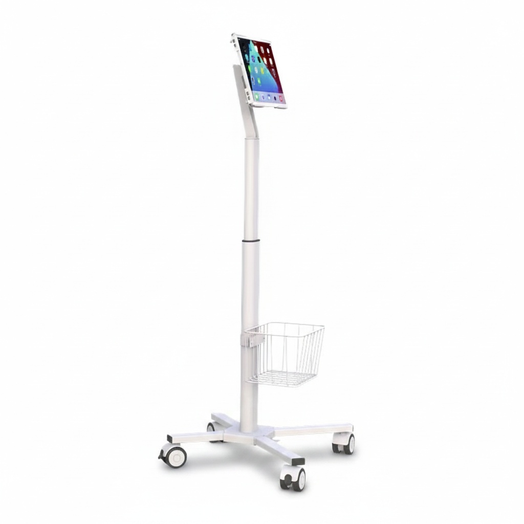 Tablet Stand Adjustable - Medical Workstation Cart, Adjustable Gas Spring