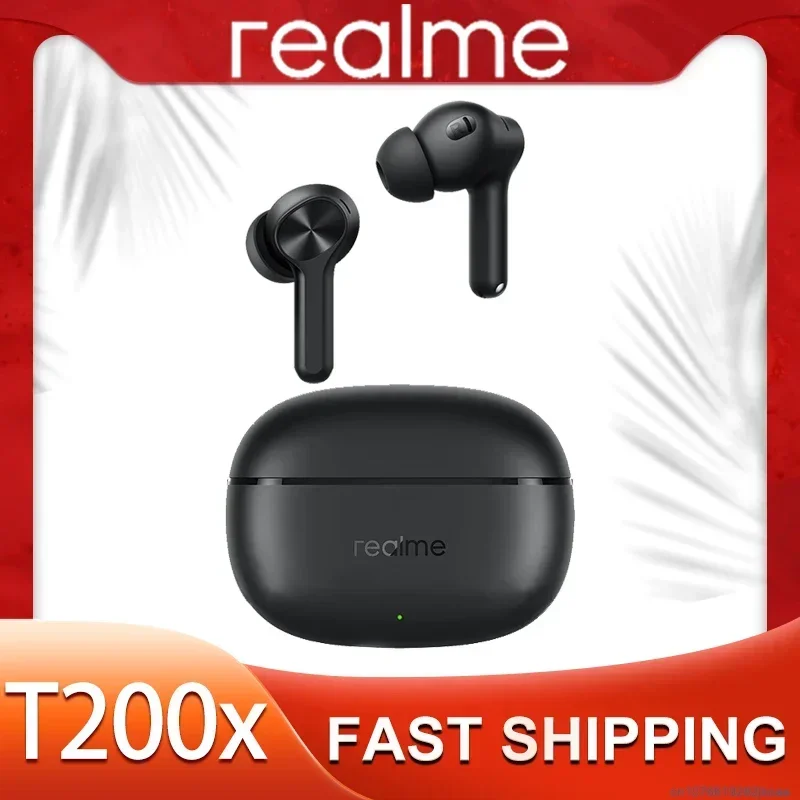 Realme Tablet Accessories - realme Buds T200X Earphones Wireless Bluetooth
