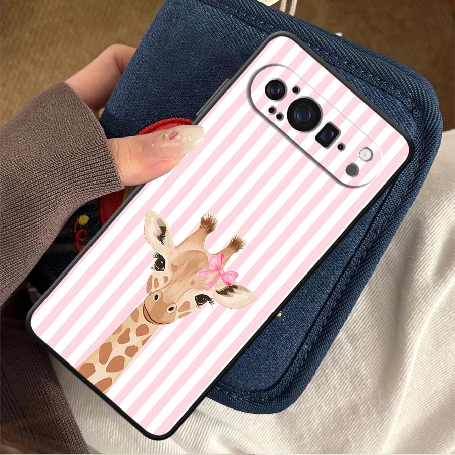 Cartoon Giraffe Funda Phone Co - Google Pixel 9 Pro review and price