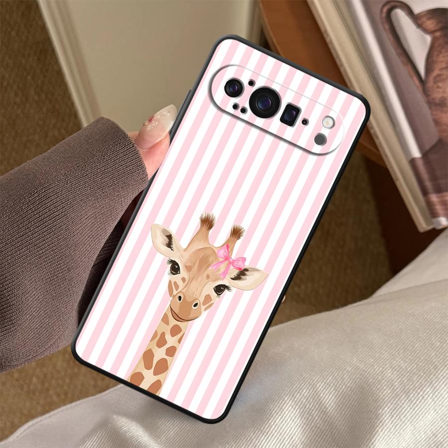 Cartoon Giraffe Funda Phone Co - Google Pixel 9 Pro review and price