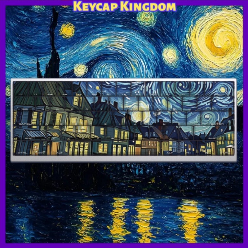 Van Gogh Starry Sky Theme Keyc - Tablet Pc Accessories review and price