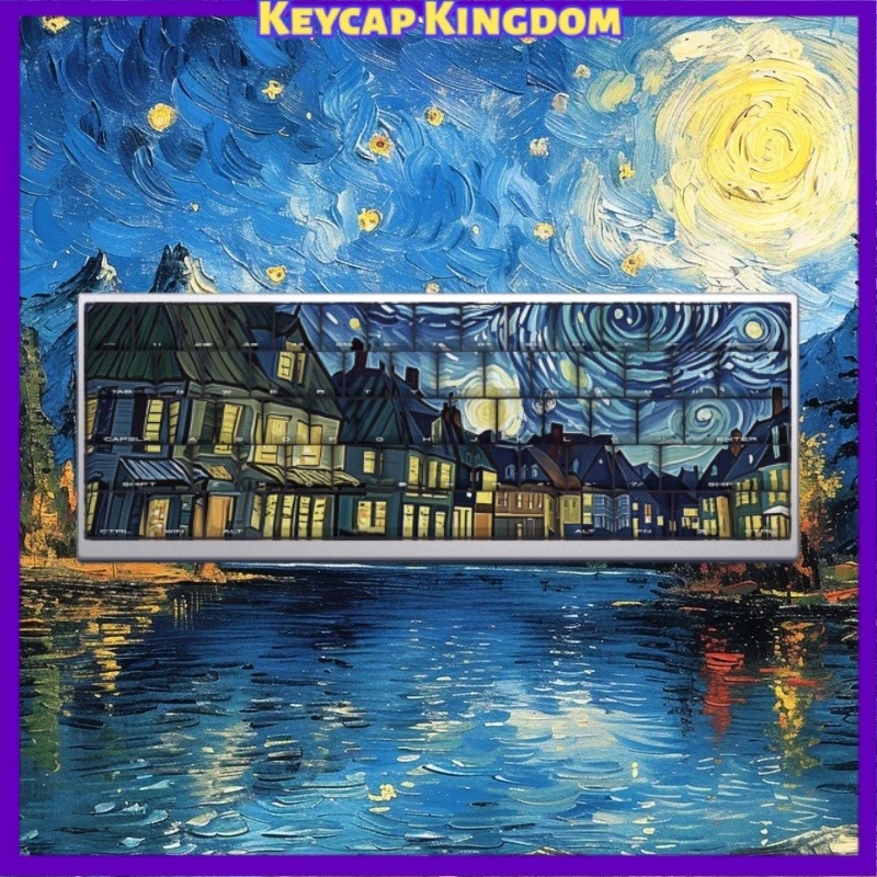 Van Gogh Starry Sky Theme Keyc - Tablet Pc Accessories review and price