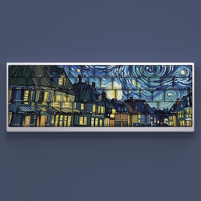 Van Gogh Starry Sky Theme Keyc - Tablet Pc Accessories review and price