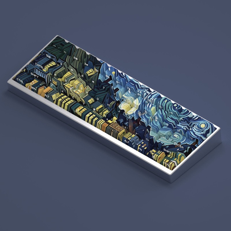 Van Gogh Starry Sky Theme Keyc - Tablet Pc Accessories review and price