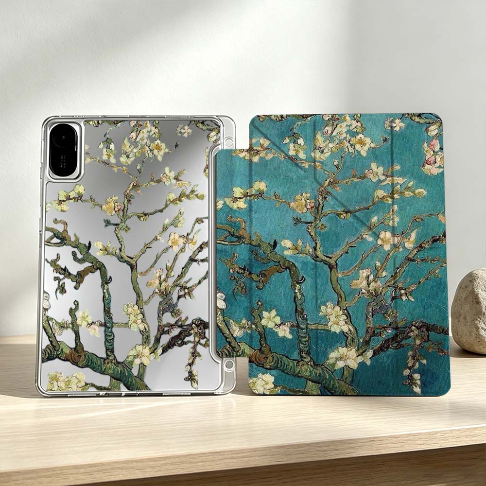 Art Apricot Blossom Pattern Fo - Poco Tablet Accessories review and price