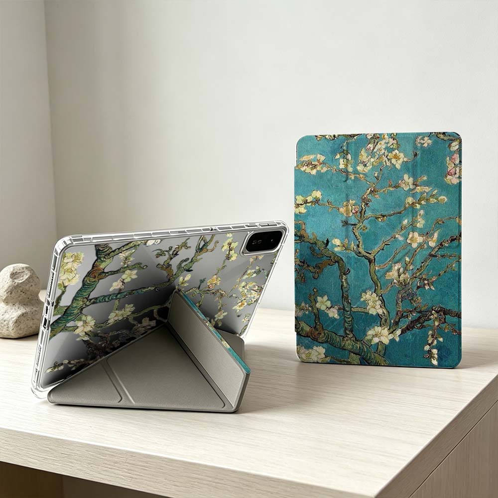 Art Apricot Blossom Pattern Fo - Poco Tablet Accessories review and price