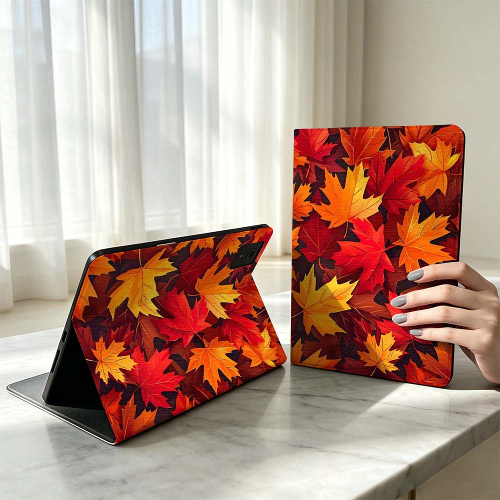 Autumn Maple Leaves Pattern Fa - Poco Tablet Accessories review and price