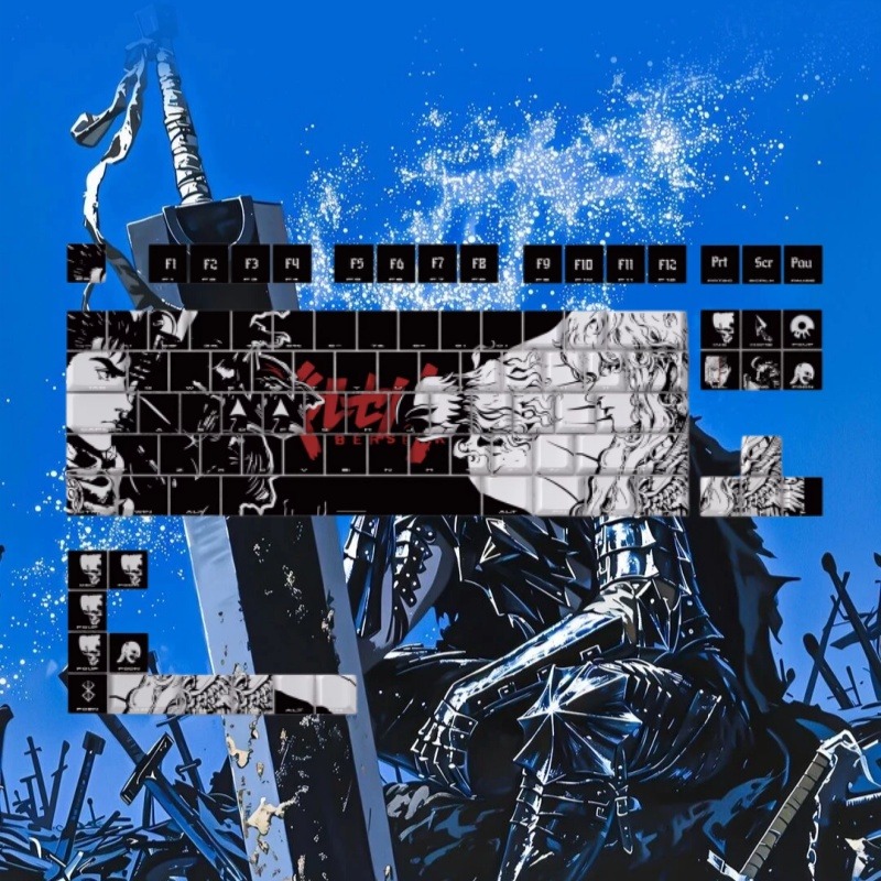 BERSERK Theme Anime Keycap 98  - Tablet Pc Accessories review and price